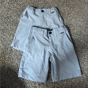 Gray Kids' Shorts Set